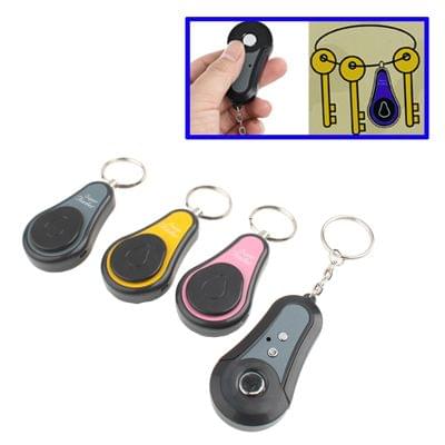 3 in 1 Wireless RF Super Electronic Finder Anti-lost Alarm Key Chain (Gray+Yellow+Pink)(Black)
