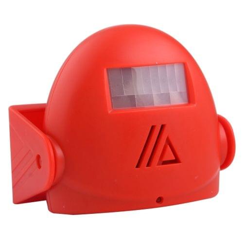 5301 Wireless Infrared Motion Sensor Welcome Alarm Intelligent Greeting Warning Doorbell, IR Distance: 10m (Red)