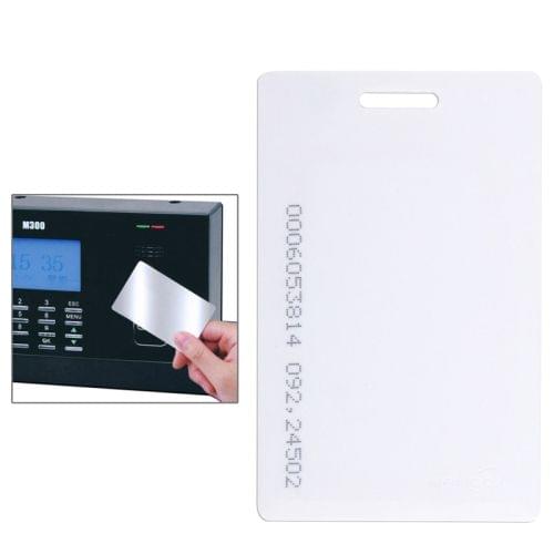 EM ID Card TK4100/EM4100 125KHZ Thick Card Access Control System Card for Access Control Time Attendance(White)