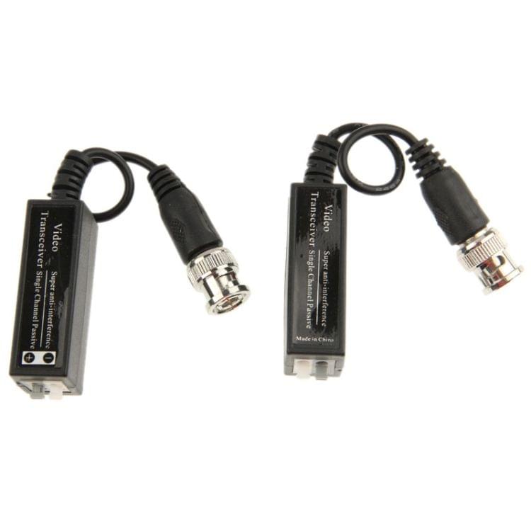 2 PCS 301AB Super Anti-interference Passive Video Transceiver Cable Adapter Connector
