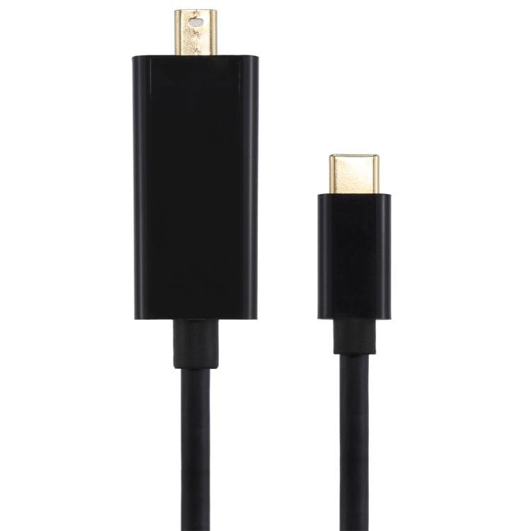 1.8m Mini DisplayPort Male to USB-C / Type-C Male Adapter Cable