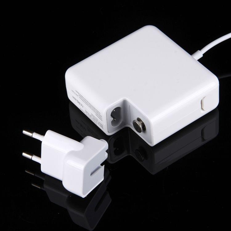 18.5V 4.6A 85W 5 Pin L Style MagSafe 1 Power Charger for Apple Macbook A1222 / A1290/ A1343, Length: 1.7m, EU Plug(White)