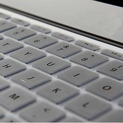 ENKAY for MacBook Pro 13.3 inch / 15.4 inch / 17.3 inch (US Version) / A1278 / A1286 Colorful Soft Silicon Keyboard Protector Cover Skin(Silver)
