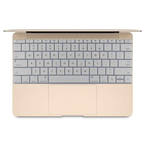 Soft 12 inch Silicone Keyboard Protective Cover Skin for new MacBook, American Version(Grey)