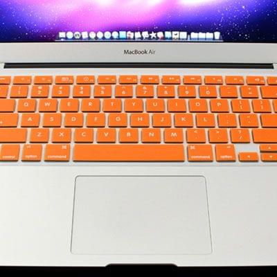 ENKAY for MacBook Air 11.6 inch (US Version) / A1370 / A1465 Colorful Silicon Soft Keyboard Protector Cover Skin(Orange)