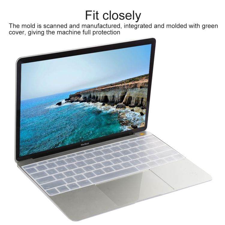Keyboard Protector TPU Film for MacBook Retina 12 / Pro 13 (A1534 / A1708)(White)