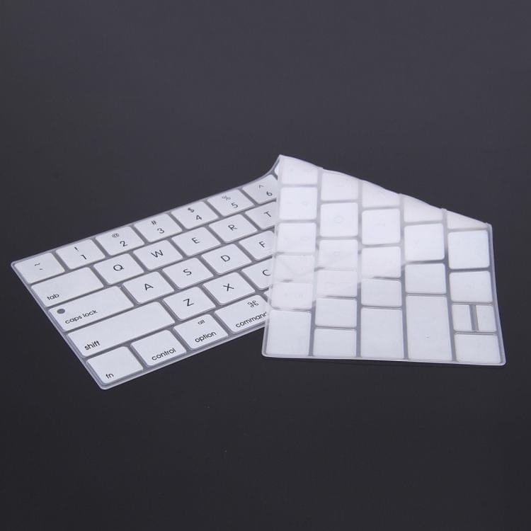 Silicone Keyboard Protector for MacBook Pro 13.3 inch with Touch Bar (2016) / A1706 & A1708, US Version(White)