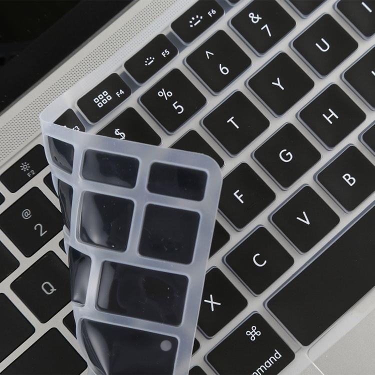 Keyboard Protector Silica Gel Film for MacBook Pro 13 / 15 & Air 13 (A1466 / A1502 / A12780 / A1286)(Black)