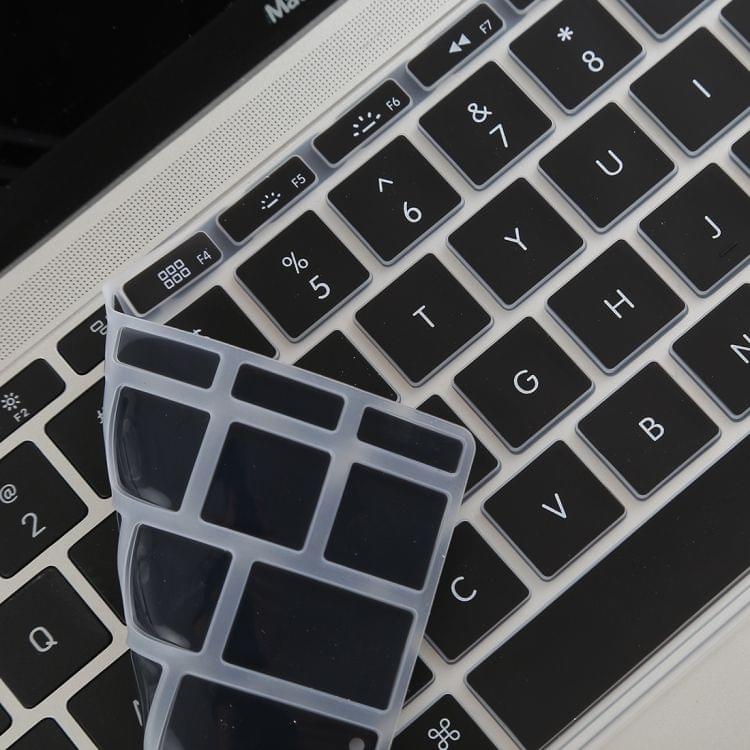 Keyboard Protector Silica Gel Film for MacBook Air 11.6 inch (A1370 / A1465)(Black)