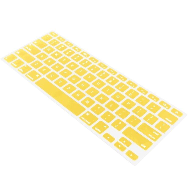ENKAY for MacBook Pro 13.3 inch & 15.4 inch & 17.3 inch (US Version) / A1278 / A1286 Silicone Soft Keyboard Protector Cover Skin(Yellow)