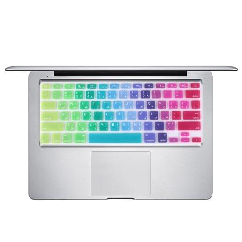Colorful Apple Laptop Silicone Keyboard Protector Protective Film for Macbook 13.3 inch & 15.4 inch & 17 inch, US Version / Arabic