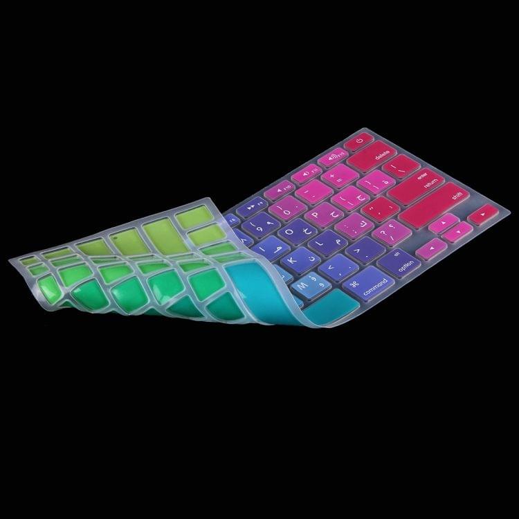 Colorful Apple Laptop Silicone Keyboard Protector Protective Film for Macbook 13.3 inch & 15.4 inch & 17 inch, US Version / Arabic