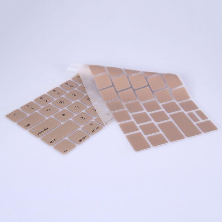 Silicone Keyboard Protector for MacBook Pro 13.3 inch with Touch Bar (2016) / A1706, US Version(Gold)