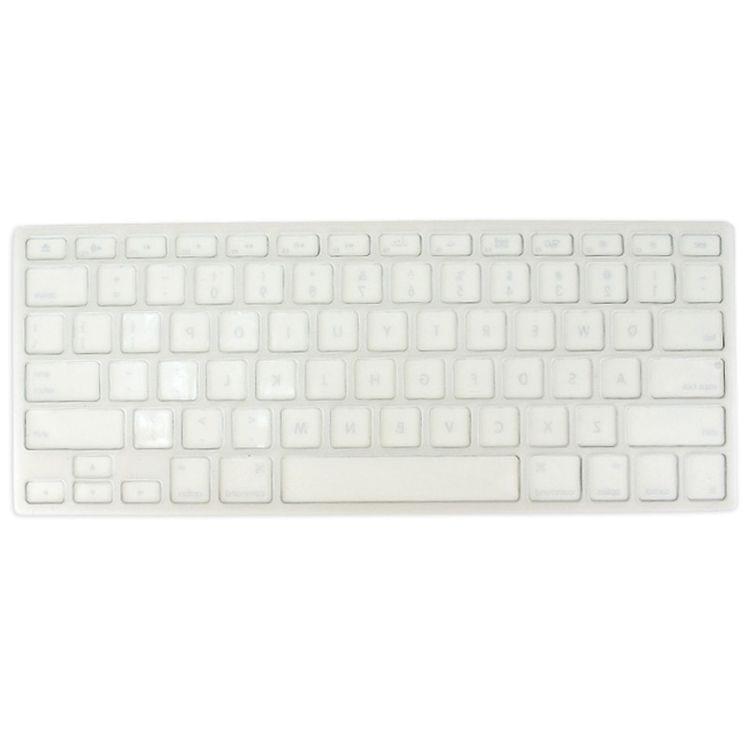 Universal Night Light Silicon Soft Keyboard Protector Cover Skin Protective Film for MacBook 13.3 inch & 15.4 inch(White)