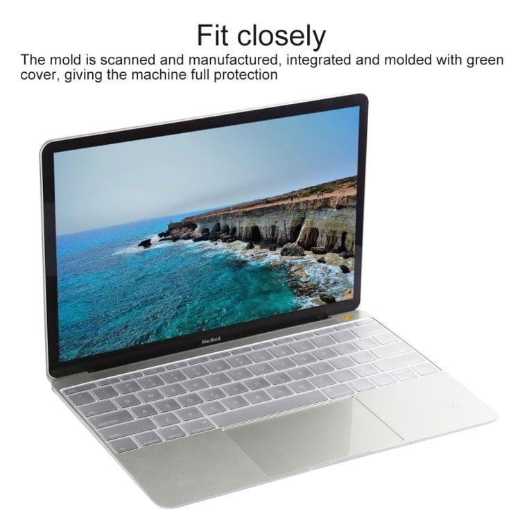 Keyboard Protector Silica Gel Film for MacBook Retina 12 / Pro 13 (A1534 / A1708)(Transparent)