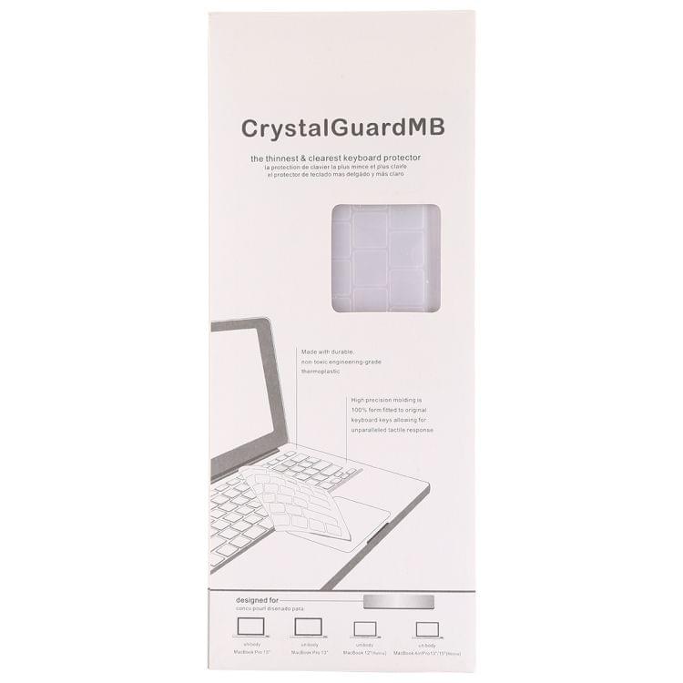 Keyboard Protector TPU Film for MacBook Pro 13 / 15 with Touch Bar (A1706 / A1989 / A1707 / A1990)(White)