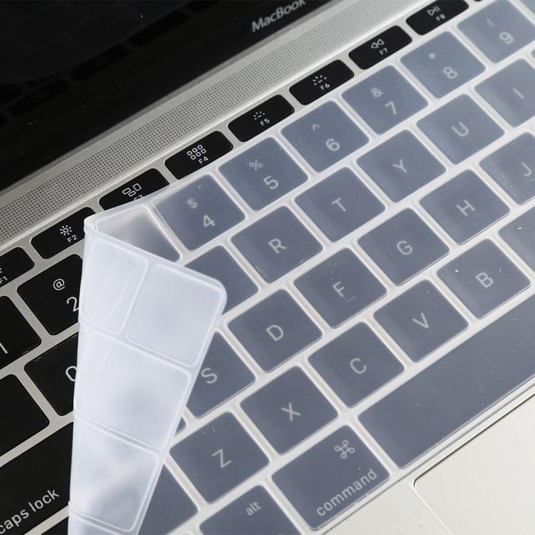 Keyboard Protector TPU Film for MacBook Pro 13 / 15 with Touch Bar (A1706 / A1989 / A1707 / A1990)(White)