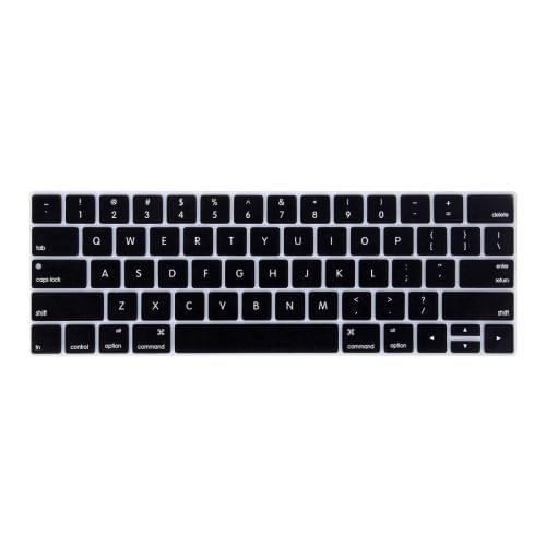Silicone Keyboard Protector for MacBook Pro 13.3 inch with Touch Bar (2016) / A1706 & A1708, US Version(Black)