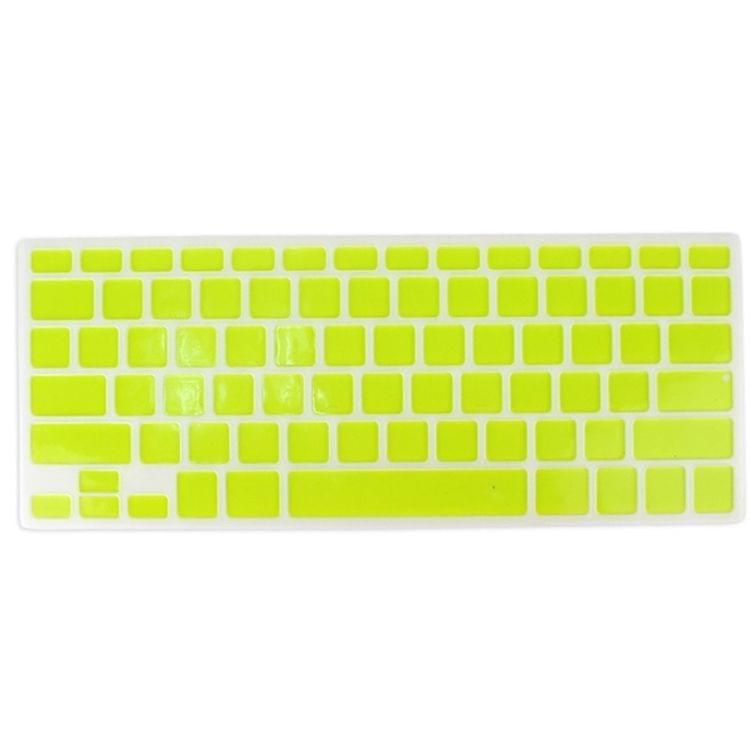 Universal Night Light Silicon Soft Keyboard Protector Cover Skin Protective Film for MacBook 13.3 inch & 15.4 inch(Green)
