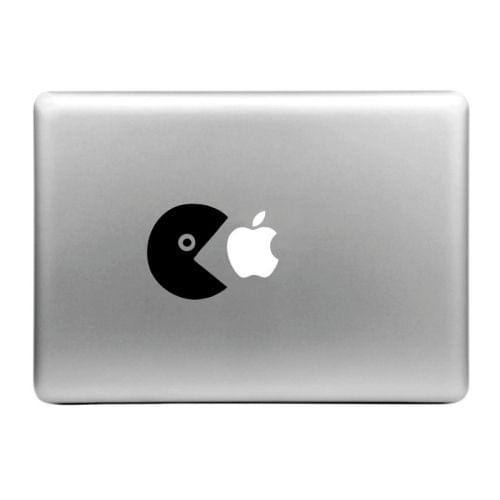 Hat-Prince Eat Apple Pattern Removable Decorative Skin Sticker for MacBook Air / Pro / Pro with Retina Display, Size: S