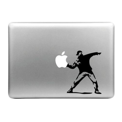 Hat-Prince Threw the Apple Pattern Removable Decorative Skin Sticker for MacBook Air / Pro / Pro with Retina Display, Size: M
