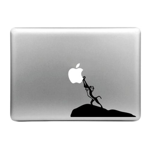 Hat-Prince Monkey Picking Apples Pattern Removable Decorative Skin Sticker for MacBook Air / Pro / Pro with Retina Display, Size: M