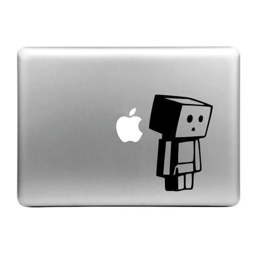 Hat-Prince Robot Pattern Removable Decorative Skin Sticker for MacBook Air / Pro / Pro with Retina Display, Size: M