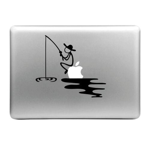 Hat-Prince Fishing Pattern Removable Decorative Skin Sticker for MacBook Air / Pro / Pro with Retina Display