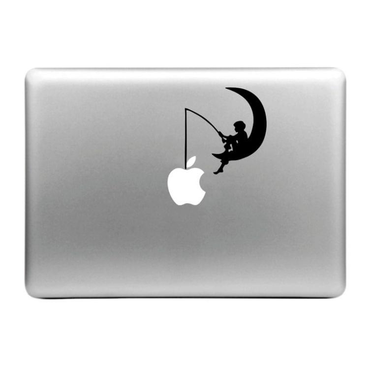 Hat-Prince Fish the Apple Pattern Removable Decorative Skin Sticker for MacBook Air / Pro / Pro with Retina Display, Size: S