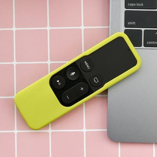 5F01 Somatosensory Remote Control Anti-fall Silicone Protective Cover for Apple TV 4, with Lanyard(Green)