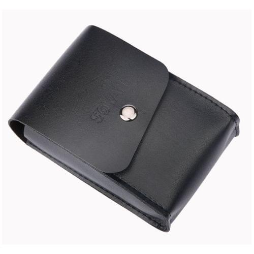 HQ10 Macbook Laptop Microfiber Leather Power Bag (Black)