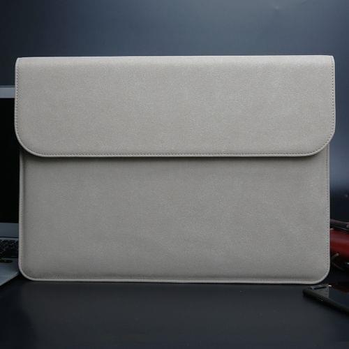 Horizontal Matte Leather Laptop Inner Bag for MacBook Pro 13.3 inch A1708 (2016 - 2017) / A1706 (2016 - 2017) (Khaki)