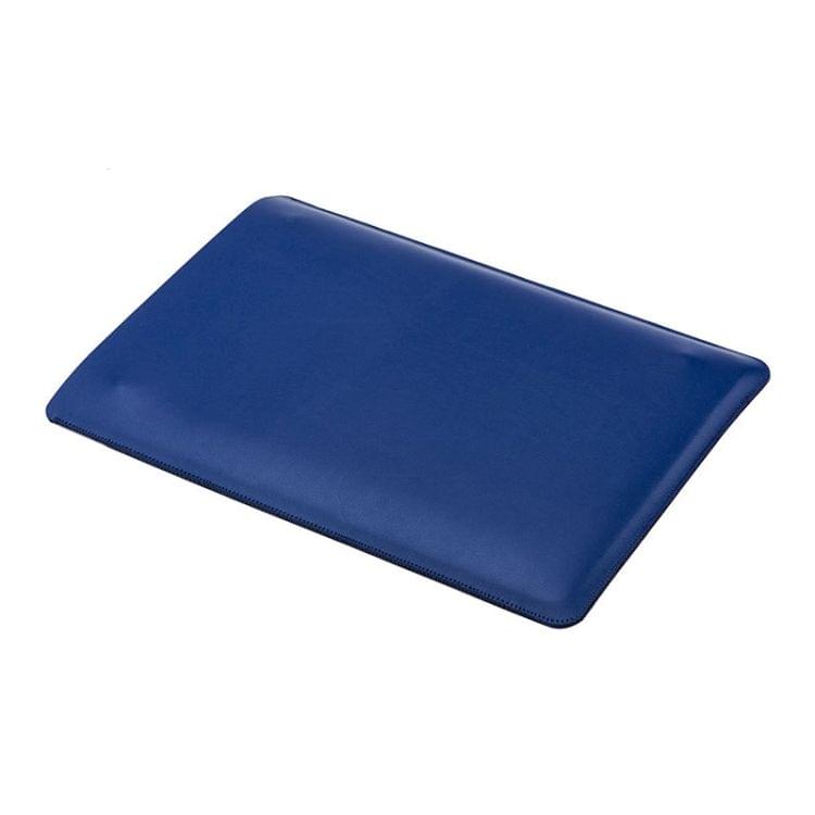Laptop PU Leather Double Inner Bag for MacBook Pro 13.3 inch (Blue)