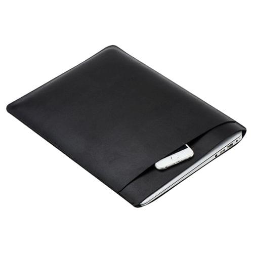 Laptop PU Leather Double Inner Bag for MacBook Pro 13.3 inch A1708 (2016 - 2017) / A1706 (2016 - 2017) (Black)