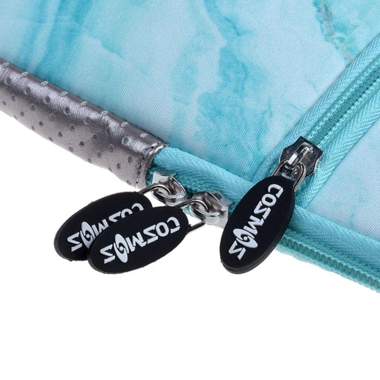 Simple Marble Pattern Neoprene Fashion Sleeve Bag Laptop Bag for MacBook 13.3 inch (Green)