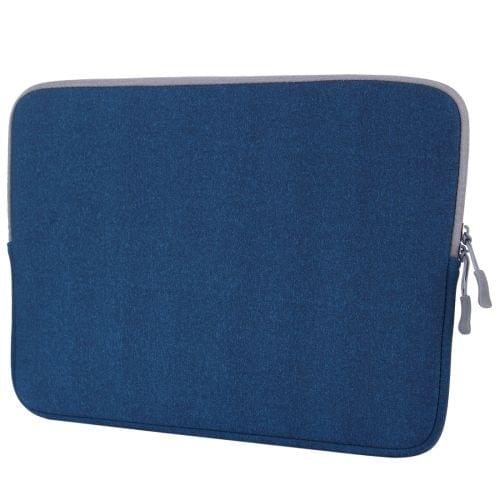 For Macbook Air 11.6 inch & Macbook 12 inch Universal Laptop Bag Soft Portable Package Pouch (Blue)