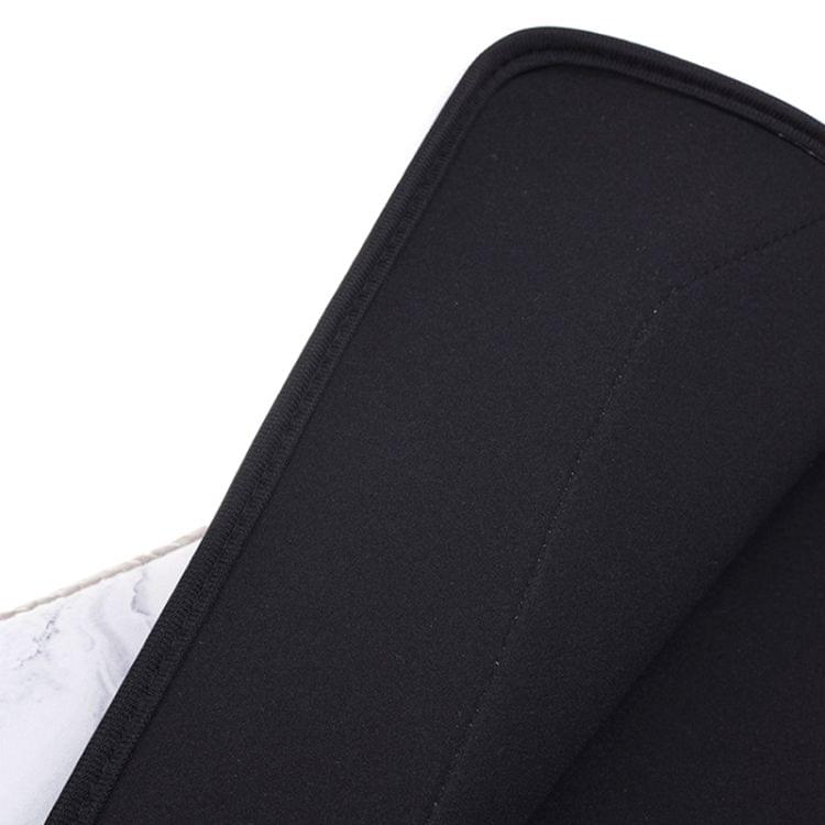 Simple Marble Pattern Neoprene Fashion Sleeve Bag Laptop Bag for MacBook 13.3 inch (Red)