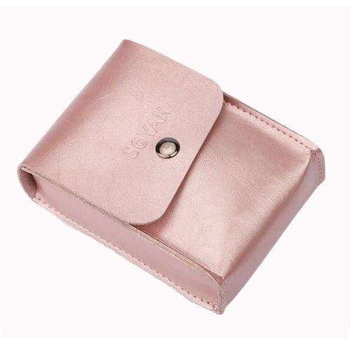 HQ10 Macbook Laptop Microfiber Leather Power Bag (Rose Gold)