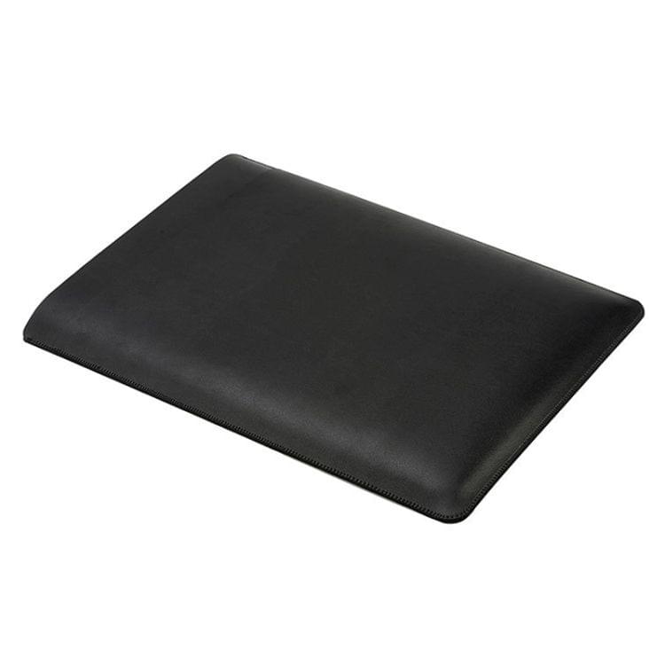 Laptop PU Leather Double Inner Bag for MacBook Pro 15.4 inch A1707 (2016 - 2017)(Black)