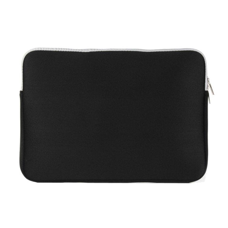 Double Pocket Zip Handbag Laptop Bag for Macbook Air 11.6 inch(Black)
