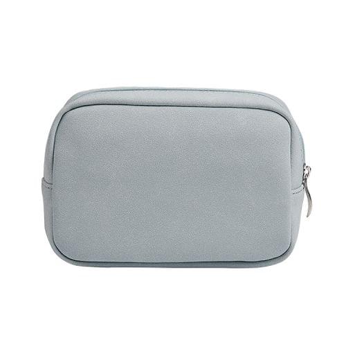 HQ06 Macbook Laptop PU Leather Anti-fall Shockproof Digital Storage Bag(Sapphire Blue)
