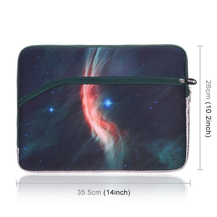 Starry Black Marble Neoprene Fashion Sleeve Bag Laptop Bag for MacBook 13.3 inch