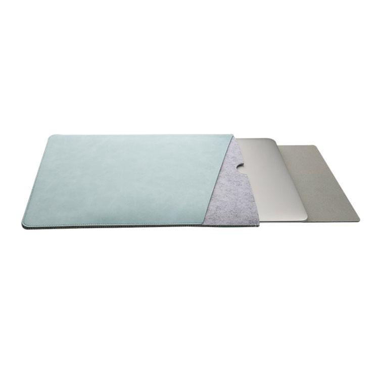 Laptop Microfiber Leather Double Layer Inner Bag for MacBook Pro 13.3 inch A1708 (2016 - 2017) / A1706 (2016 - 2017) (Mint Green)
