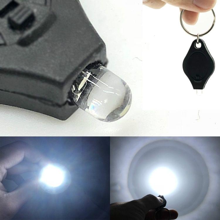 2 PCS Mini Pocket Keychain Flashlight Micro LED Squeeze Light Outdoor Camping Ultra Bright Emergency Key Ring Light Torch Lamp(Pink)