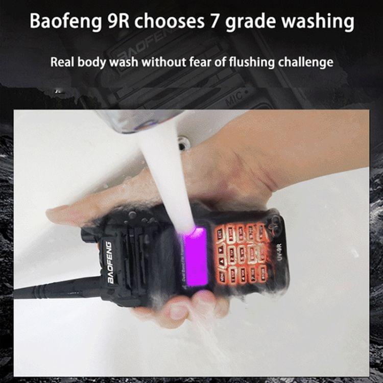 BaoFeng BF-UV9R 5W Waterproof Dual Band Radio Handheld Antenna Walkie Talkie, EU Plug