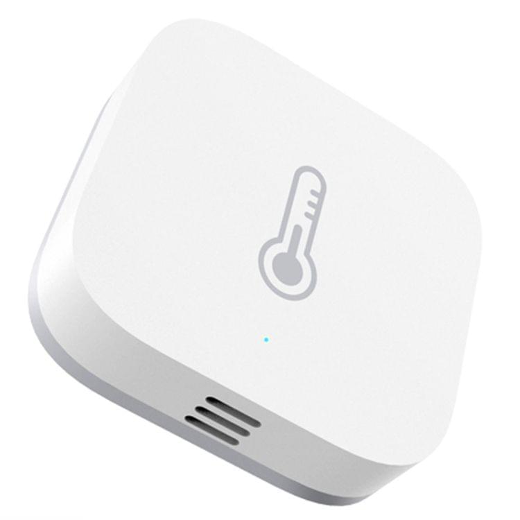 Original Xiaomi Aqara Smart Temperature Humidity Environment Sensor Smart Control via Mihome APP Zigbee Connection, Support Air Pressure, with the Xiaomi Multifunctional Gateway Use (CA1001) (White)