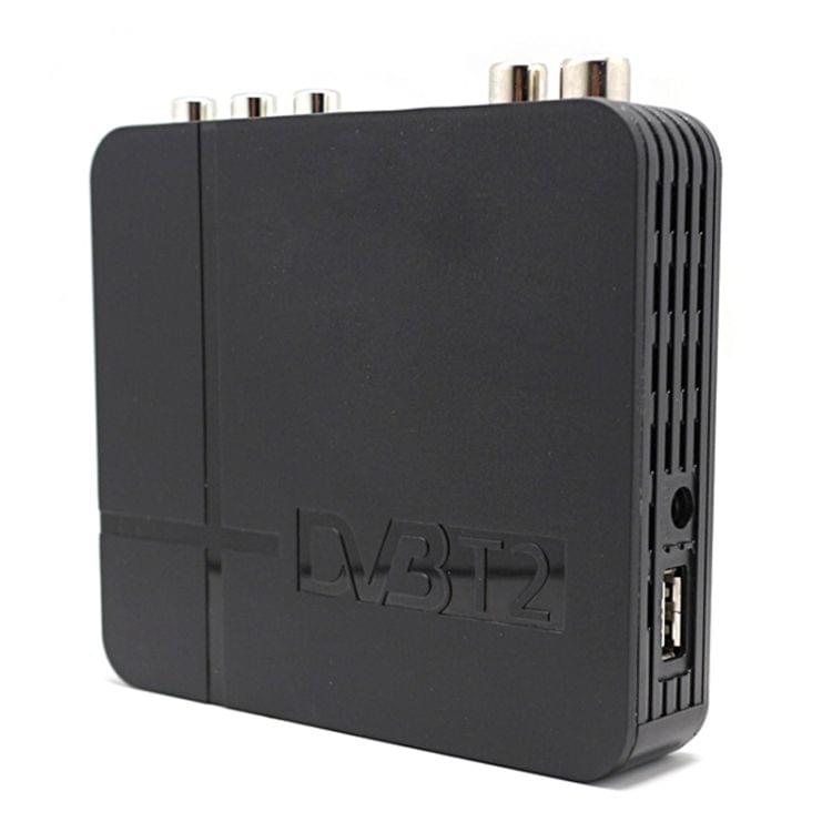 Mini Terrestrial Receiver HD DVB-T2 Set Top Box, Support USB / HDMI / MPEG4 /H.264(Black)