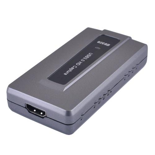 EZCAP287 USB 3.0 HDMI 1080P Video Capture Device Stream Box, No Need Install Driver(Grey)