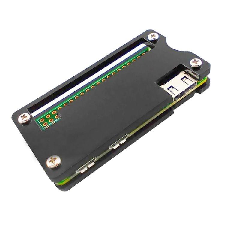 LandaTianrui LDTR-PJ013 ABS Protective Case with Heat Sink for Raspberry Pi Zero W(Black)