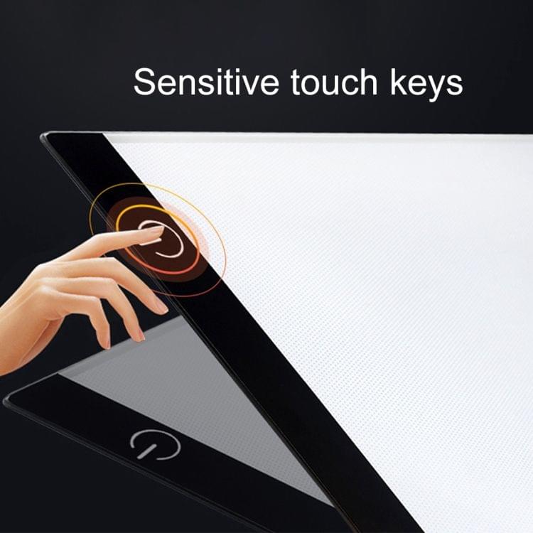 5W 3.5mm Ultra-thin USB A4 Paper LED Copy Pad Dimmable Digital Board Copy Desk Art Drawing Tracing Stencil Table Board